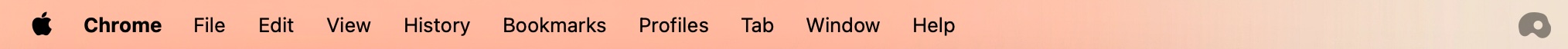 Menu Bar App